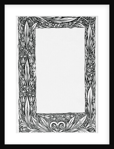 Image of Frame with Floral Motif by Anonymous