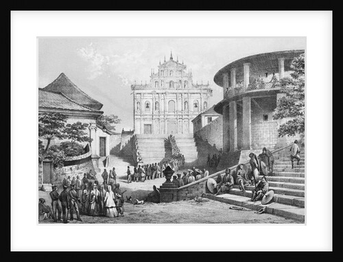 Worship At Jesuit Convent In China by Anonymous