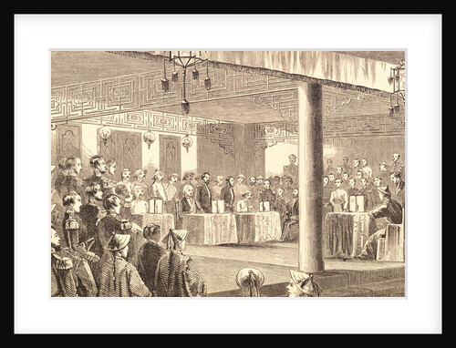 Illustration Of Signing Of Treaty/Tients by Anonymous