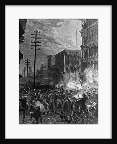 Rail Road Strike In Baltimore by Anonymous
