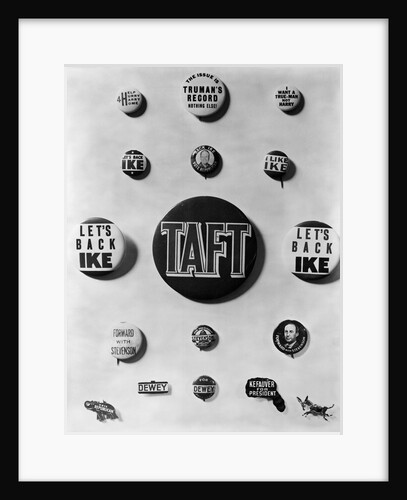 Assortment Of President Campaign Buttons by Anonymous