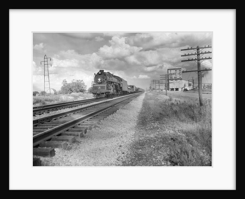 Train Leaving Town by Anonymous