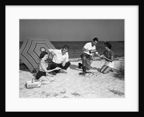 Picnic on the Beach by Anonymous