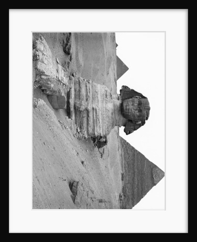 Great Sphinx and Pyramids at Giza by Anonymous