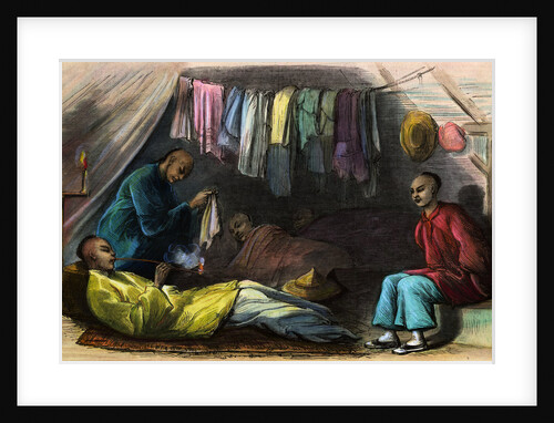 Chinese Tent Scene, At Night by Anonymous