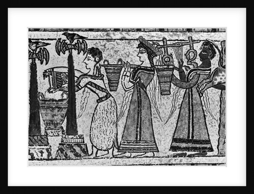 Greek Painting Of Sacrificial Scene by Anonymous