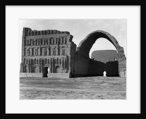 View Of Ruined Building With Arch by Anonymous