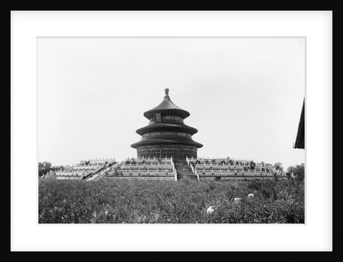 Temple Of Heaven Exterior In Peking by Anonymous