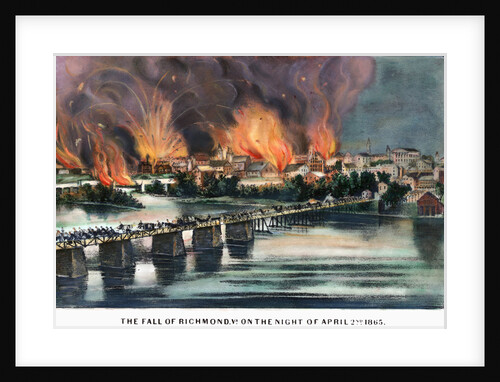 Illust. Of City Destroyed, People Fleeing by Anonymous