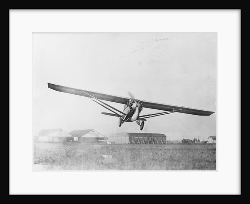 Airplane on Practice Flight Before Endurance Record Attempt by Anonymous
