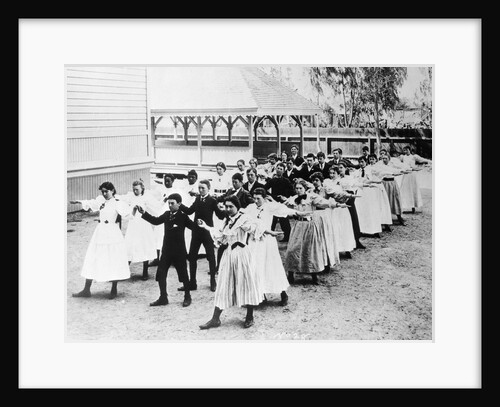 Students Exercise Outdoors by Anonymous