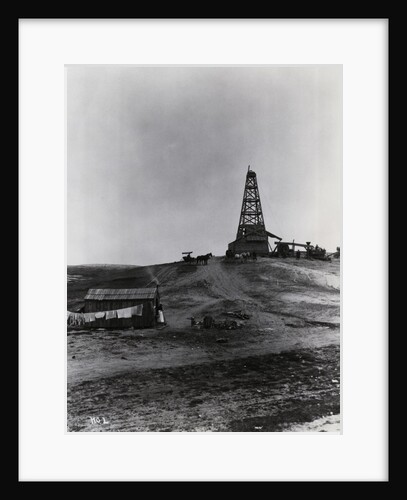 Early Oil Drilling Operation by Anonymous