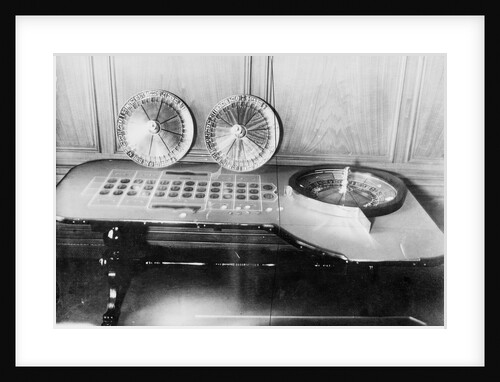 Roulette Wheels and Table by Anonymous