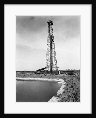 Oil Drilling Rig by Anonymous