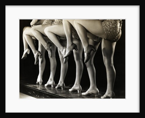 Chorus Girls' Legs by Anonymous