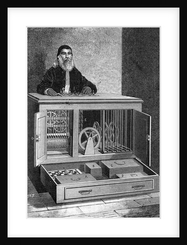 Illustration of Automated Chess Player or Robot by Anonymous