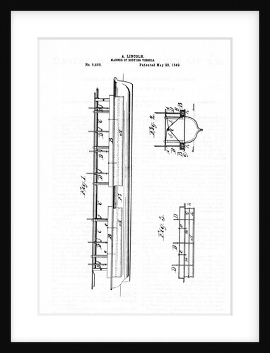 Schematic Drawing Lincolns Buoy Patent by Anonymous