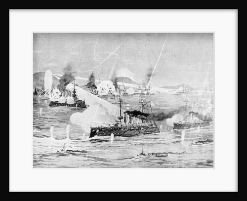 Naval Battle - Ships In Close Proximity by Anonymous
