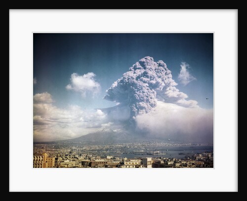 Mount Vesuvius Erupting by Anonymous