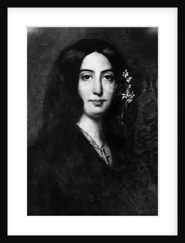 Detail of Portrait of George Sand by Auguste Charpentier