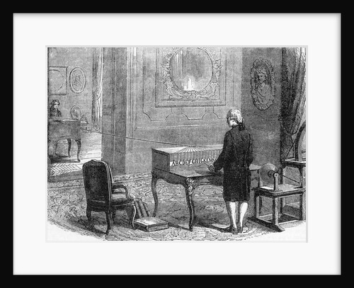 Illust.; The First Telegraph by Anonymous