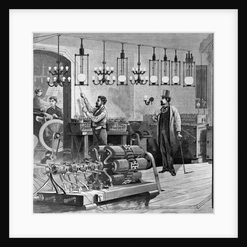 Levett Muller Elctric System Woodcut 188 by Anonymous