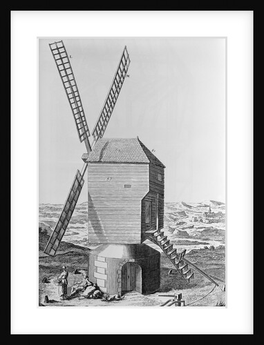 Revolving Windmill & Building Holland by Anonymous