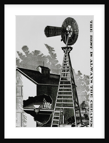 Stover Windmill Barn Cut Out Worker by Anonymous