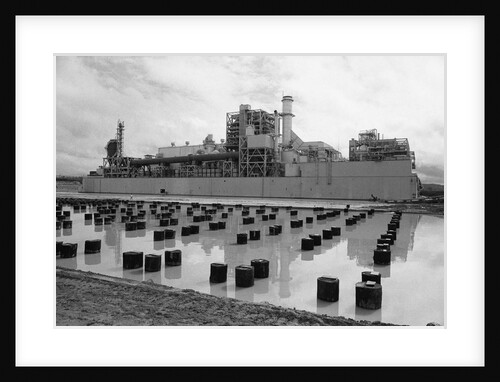 Power Plant and Prepared Foundation by Anonymous