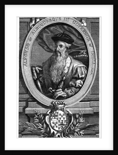 Alfonso De Albuquerque Engraved Portrait by Anonymous