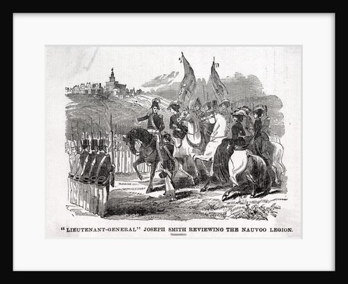 Joseph Smith Reviewing Soldiers (Illus.) by Anonymous