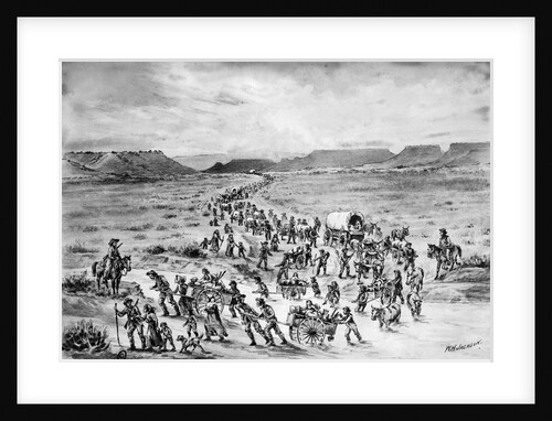 Emigrants Heading West by Anonymous