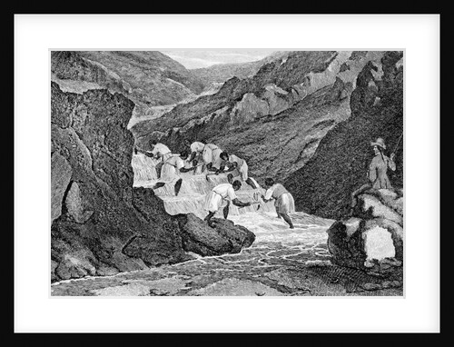 Manner Of Washing Gold In The Mountains by Anonymous