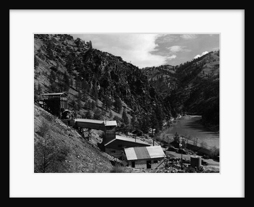 Aerial Photo Of Gold Mine @ River Canyon by Anonymous