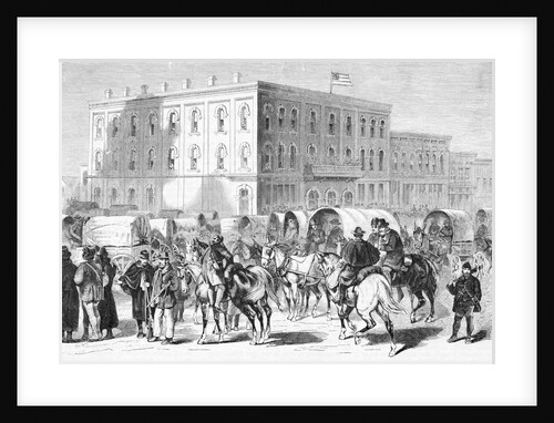 Illus.;Golddiggers Leave For Black Hills by Anonymous