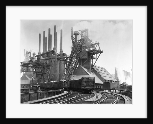 Blast Furnace Of The Carnegie Steel Corp by Anonymous