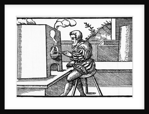 Smelting Furnace From 1556, Europe by Anonymous