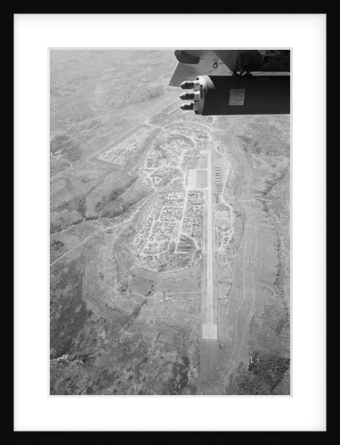 Aerial View Of Khe Sanh Us Marine Base by Anonymous