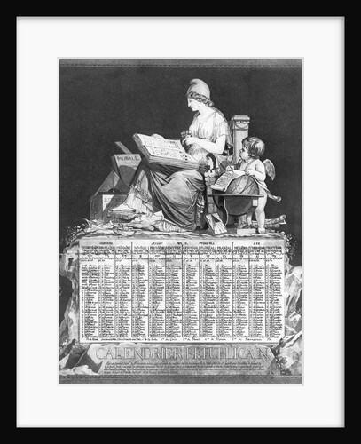 French Republican Calendar by Anonymous