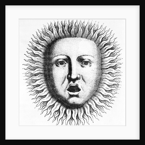Head Of Appollo W/Solar Rays by Anonymous