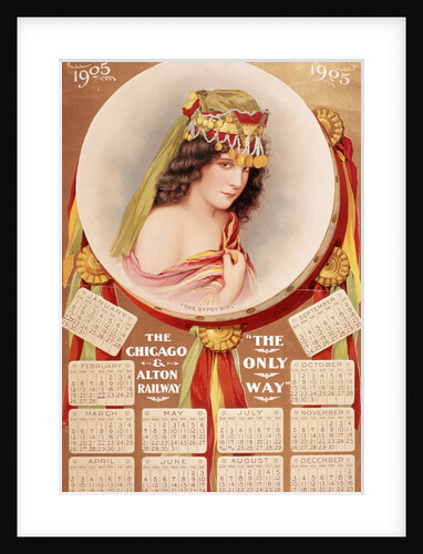 Calendar From Chicago And Alton Railroad by Anonymous