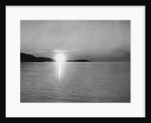 Midnight Sun Over Water by Anonymous