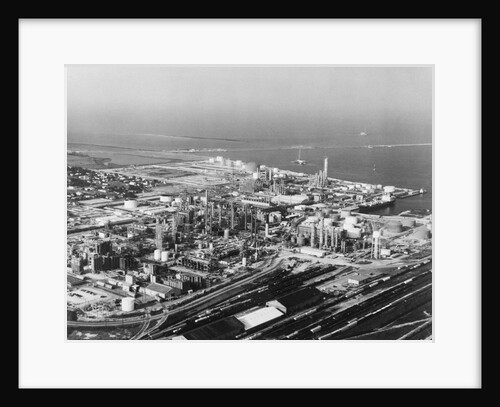 Aerial View Of Petrochemical Plant by Anonymous