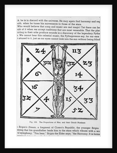 Horoscope Chart With Male Fjgure by Anonymous