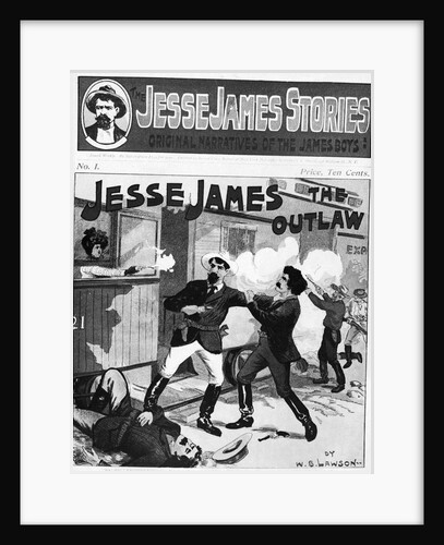 Cover Illus. Of Jesse James Gunfight by Anonymous