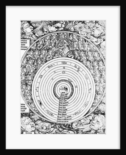 Pre-Copernican Astronomical Diagram by Anonymous