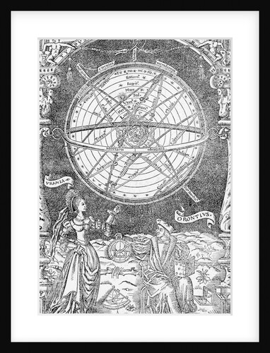 Urania and Orontis Discussing Celestial Map by Anonymous