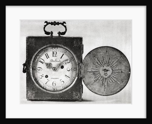 Swedish Clock W/Sun On Face Cover by Anonymous