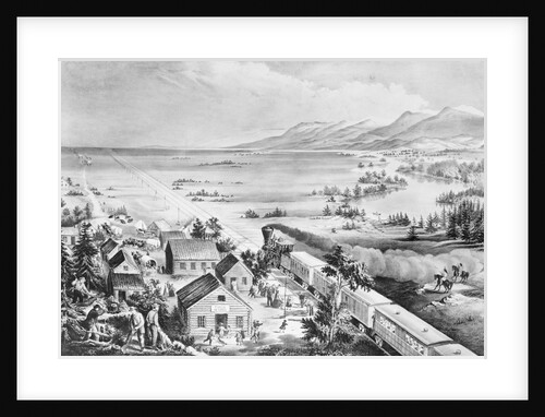 Westward the Course of Empire Takes its Way Lithograph by Currier & Ives