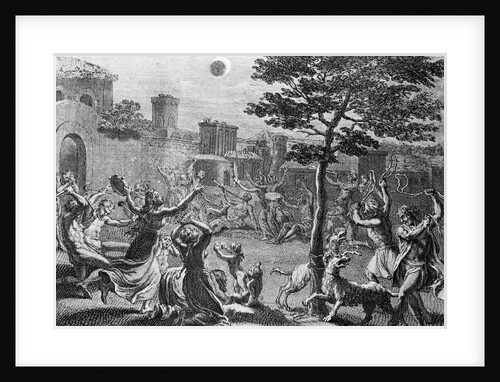 Engraving People Upset W/Arms Up Eclipse by Anonymous